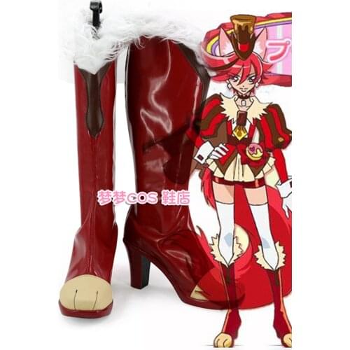 KiraKira Pretty Cure A La Mode Cure Chocolat Kenjou Akira Cosplay Shoe Cosplay Costume Anime Party Shoes Boots Custom Made
