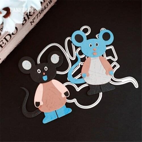 PANFELOU Easter Rat whiskers Scrapbooking DIY album cards paper die metal craft stencils punch cuts dies cutting