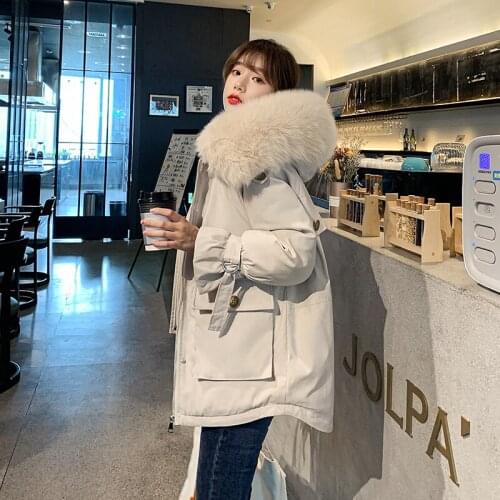 2020 New Korean Woman Parker Cotton Hooded Parkas Women Jacket Female Winter Coat Womens Coats Warm Clothes Abrigo Mujer WPY1508