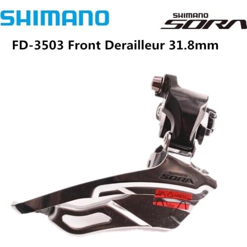 SHIMANO SORA 3503 Claris 2403 Road Bike Bicycle Front Derailleur Folding Car Bike Parts Switch 3X9 3x8Speed Original Derailleur