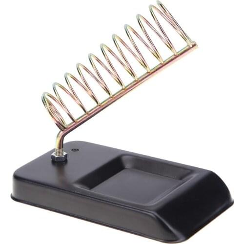 Electric Soldering Iron Stand Holder Pads Generic High Temperature Resistance Metal Iron Solid Metal Base Soldering Bracket