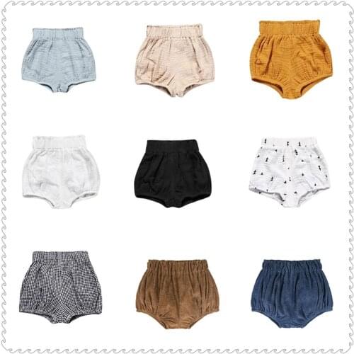 Casual Baby Girls Shorts Pants Newborn Diaper Bloomers Children Summer Hot Pant Kids Panties 0-6 Years Minipant Soft