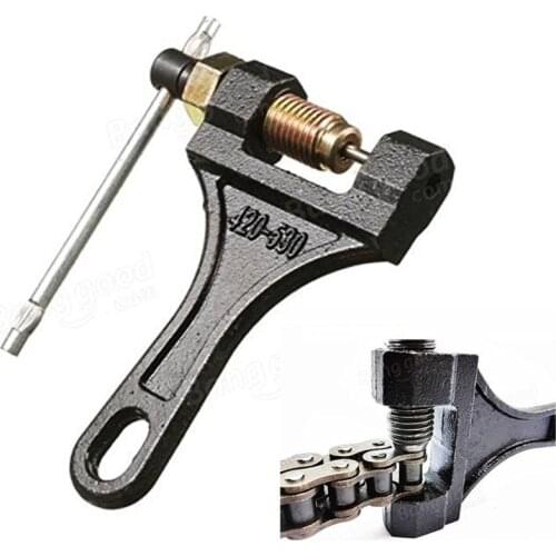 Motorcycle Chain Breaker Link Removal Splitter Motor Chain Cutter Riveting Tool 420-530