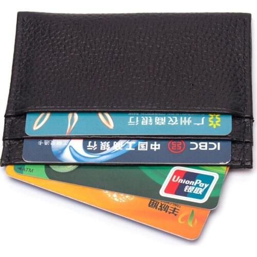 RFID Unisex Card Holder Multifunctional First Layer Cowhide Credit Card Holder Bank Card Holder Coin Bag Money Bag