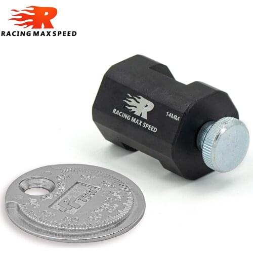 Aluminum Alloy Universal Engine Spark Plug Gap Tool Gapper Gapping Sparkplug Caliper 10mm 12mm 14mm With Coin