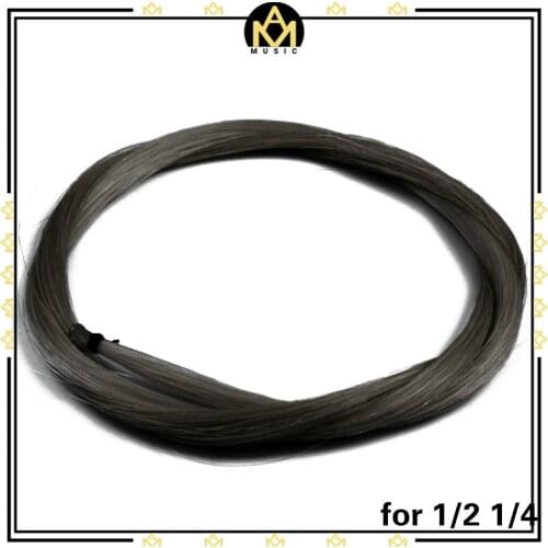 Black Bow Hair 1/2 1/4 Violin Bow Mongolia Horsehair Violin Bow Parts Accessories New