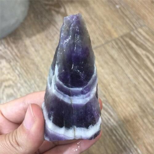 1pcs drop shipping natural rough dream amethyst crystal raw gemstone reiki healing chakra for home decor