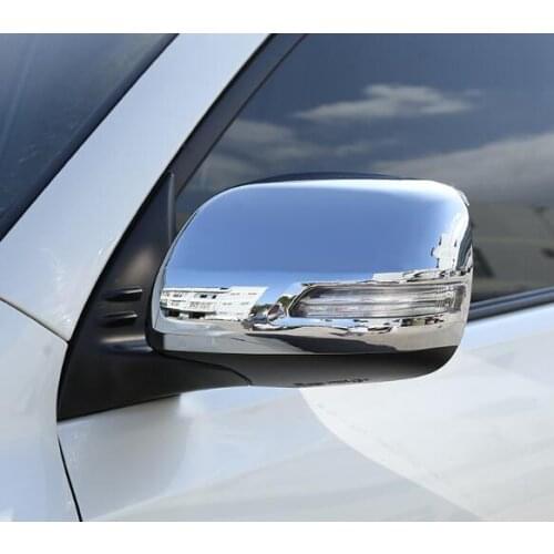 Higher star 2pcs car side Door Mirror decoration cover reaview protecitve Cap For TOYOTA PRADO( Land Cruiser) FJ150 2010-2019