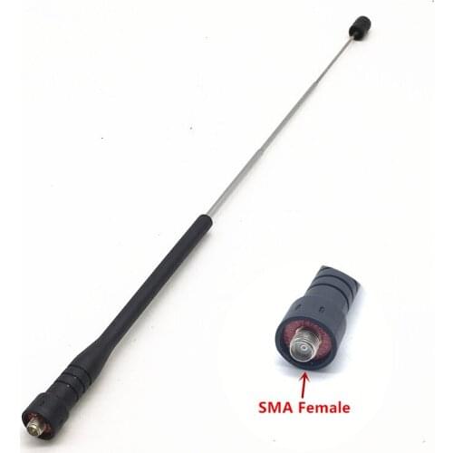 5x Telescope UHF VHF 144/430mhz Dual Band Sma Female antenna for Kenwood Baofeng TYT Wouxun Quansheng Puxing etc walkie talkie