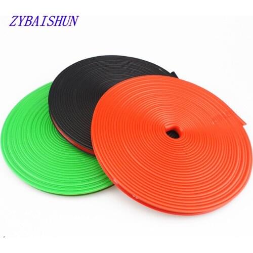 8 m Car Wheel Protector Hub Decorative Ribbon Auto Rim / Tire Protection Sticker for Mitsubishi ASX/Outlander/Lancer Evolution/P