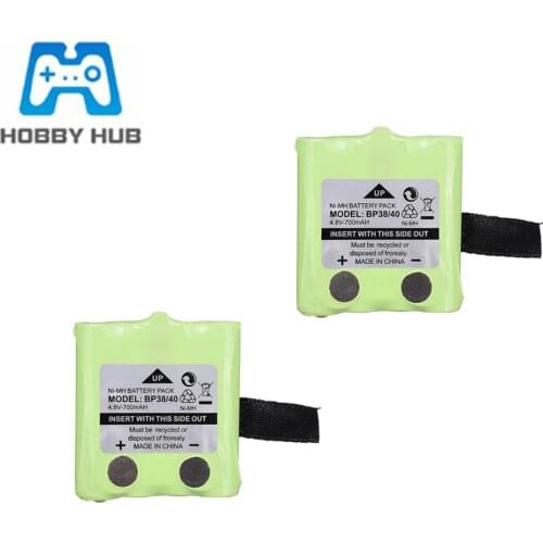 4.8V 700MAH NI-MH Rechargeable Battery Pack For Uniden Radio BP-38 BP-40 BT-1013 Battery For MOTOROLA TLKR T4 T6 T8 Cordless