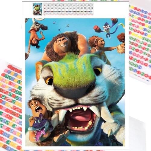 Diamond Painting Cartoon Disney Dinosaur Primitive Children 5D DIY Cross Stitch Full Square Circle Embroidery Mosaic Home Decor