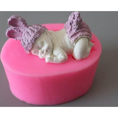 Baby Shaped Cake Decorating Mold Chocolate Fondant Silicone Mold Baking Tool Pastry Tools Accessories