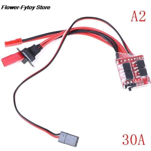 ESC Motor Speed RC ESC 2KHz Forward Reverse Brush Brake RC 2S For Controller Boat Car Prototank Top Regulator 20A ESC 30A NEW