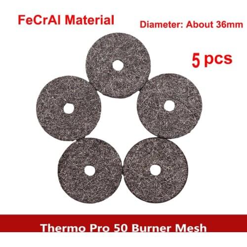 5pcs/lot FeCrAl Material 36mm Filters Car Heater Burner Screen Mesh For WEBASTO Thermo Pro 50 Water Heaters
