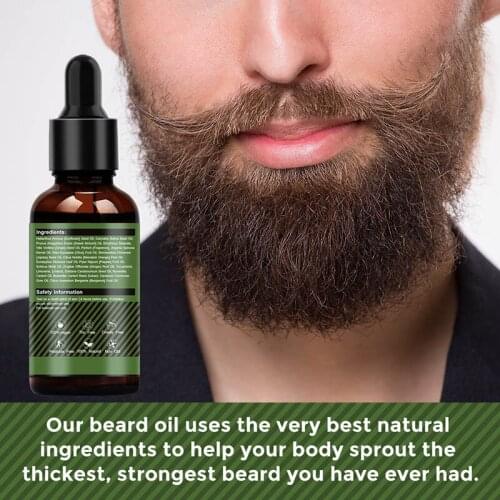 Hot sale Hemp Oil Beard Growth Mens Beard Hair Growth Products Hair Conditioner Leave-In