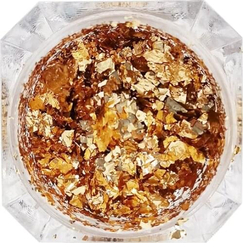 Flakes Glitter Aluminum Foil Sequins Chrome Powder Nails Irregular Sticker Paillettes Art Manicure Decor Accessories LACB01-08