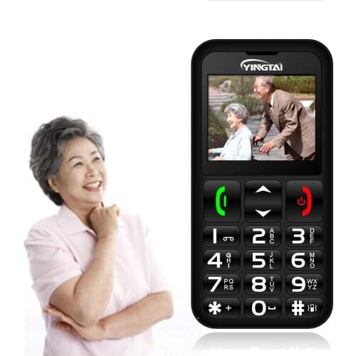 Senior mobile phone Big Russian Keyboard High Quality push-button telephone best for Old Man FM Torch YINGTAI T11 Elder celular