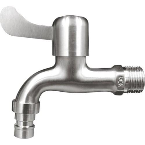 Stainless Steel Washing Machine Faucet Bibcocks Wall Mounted Washing Machine Tap Bathroom Garden Toilet Mop Sink Water Faucet