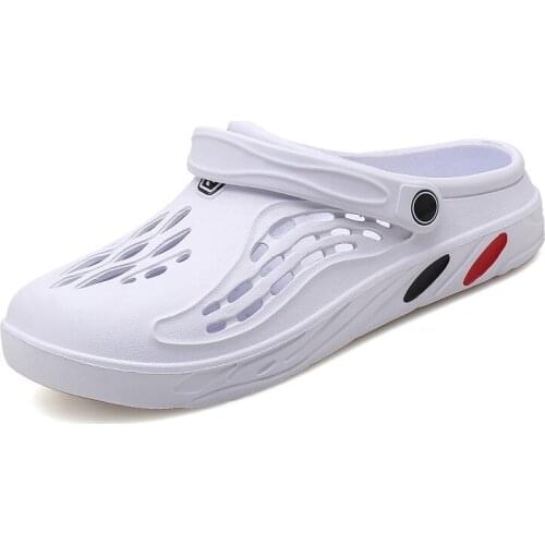 Cool Jelly Shoes Slip-on Sandals Men Breath Sandals Cool Water Summer Women Outdoor Beach Garden Sandals Slippers Clogs Sandals