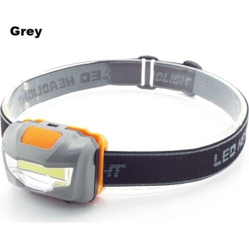 Mini High power COB headlamp flashlight ultra bright AAA head light torch lampe frontale headlight lantern for camping fishingR1