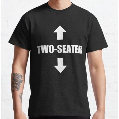 New Two-Seater Classic T-Shirt Cotton Men Tee Shirt