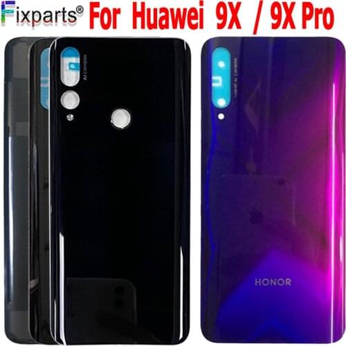 New For Huawei Honor 9X Back Battery Cover Glass Cover Replacement For Honor 9X Pro Battery Cover Door Housing