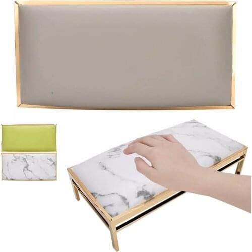 PU Leather Nail Art Hand Pillow Manicure Arm Rest Cushion for Nail Art Salon Home Manicure Table Manicure Nail Art Hand Cushion