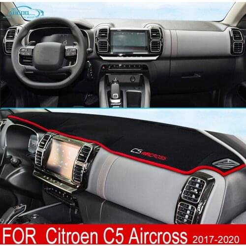 For Citroen C5 Aircross Anti-Slip Mat Dashboard Cover Pad Sunshade Dashmat Car Accessories Rug 2017 2018 2019 2020