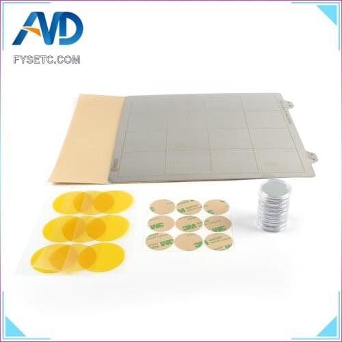 220x220mm Spring Steel Sheet +PEI+ Magnet For Becoming Magnetic Hot Bed Build Surface Plate For Wanhao i3 Anet A8 A6 Ender 5