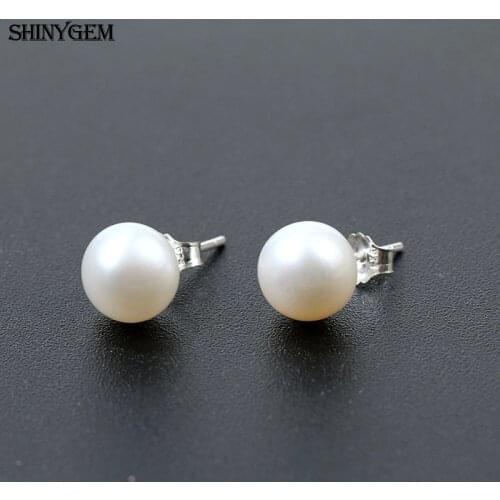 SHINYGEM Stud Earrings