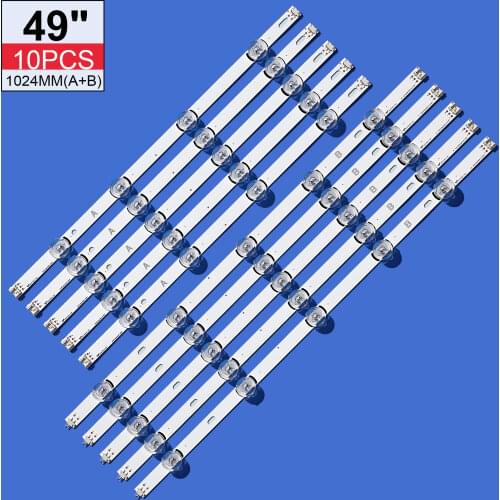 LED Backlight lamp strip For LG Innotek DRT 3.0 49" AB 49LB552 49LB629V AGF78402201 49LB561U 49LB582V 49LF620V 49UF6430 49LB620V