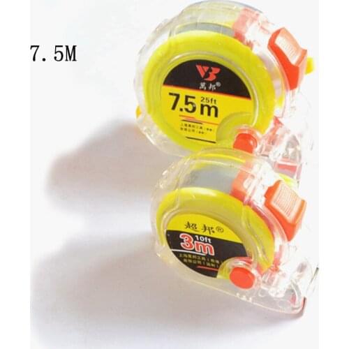 7.5m Precise Measuring Tape Woodworking Tools High Wear Tape Measures Resistant Engineering Measuring Hand Tool