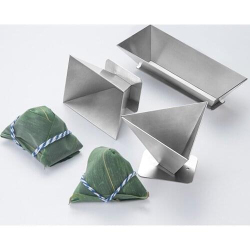 Stainless Steel Triangular Rice Ball Sushi Dumpling Mould DIY Tools Rice-pudding Baking Molds Kitchen Accessories Baking Tools