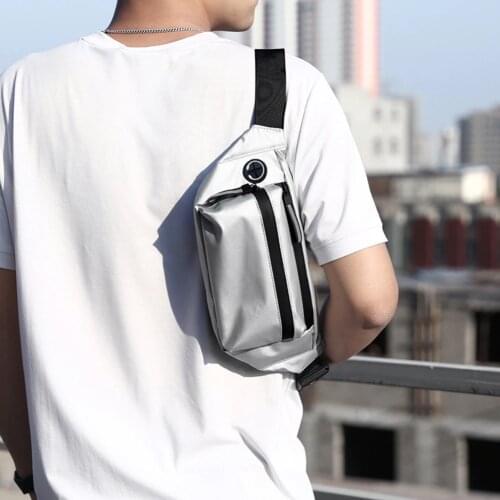 Waterproof Men Sport Waist Bags Ladies Casual Elegant Lightweight Reflective Zipper Outdoor Daily Fanny Chest Belt Pouch