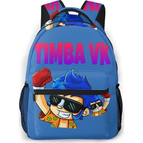 Timbavk Mirror for Teenage school bag Toddlers Bag Compadretes mikecrack minecra Games Travel Rucksack Backpacks Boys and Girls