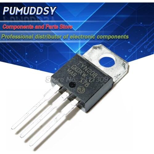 10PCS TYN208 TO-220 TYN208RG TO220 SCR