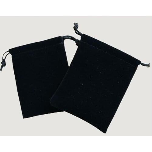 1000pcs 10*12cm black Pure color Velvet Bags vintage drawstring bag for Party/Jewelry/Gift diy handmade Pouch Packing Bag SN3655