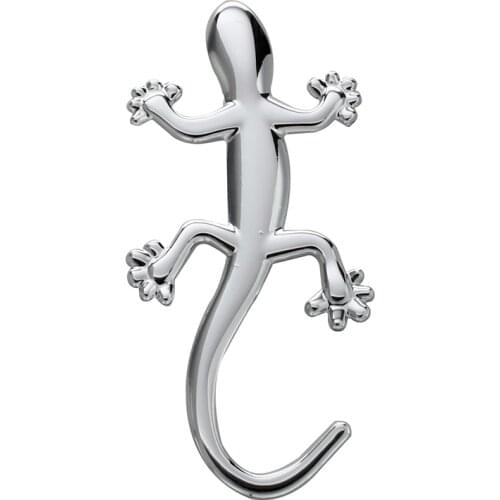 3D bumper stickers gecko gecko lizard emblem chrome PVC sticker New