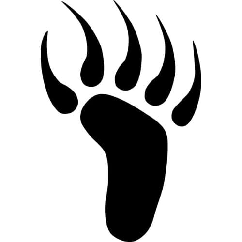 40636# Die-Cut Vinyl Decal Bear Tracks Hunting Car Sticker Waterproof Auto Decors on Car Body Bumper Rear Window