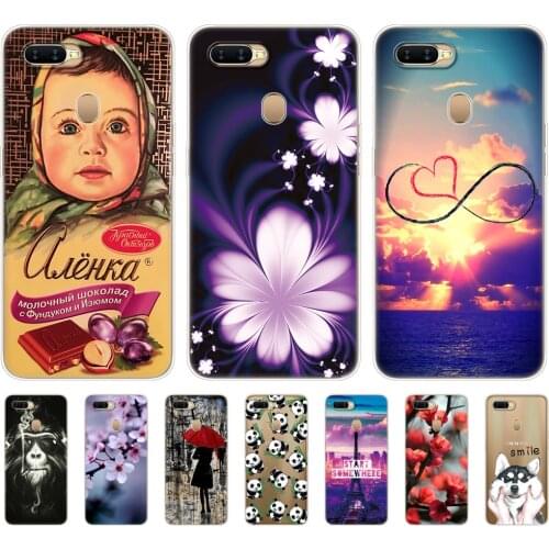 For OPPO A5S Case 6.2" Soft Silicon TPU Phone Cover For Oppo A 5S CPH1909 Case Bumper Back Protective Fundas Painting Coque Bags
