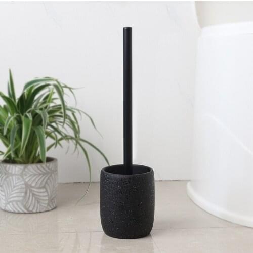 Trump Toilet Brush Holder Black Vintage Bathroom Tools Cleaning Toilet Brush Flat Wc Brosse Toilette Household Merchandises 50