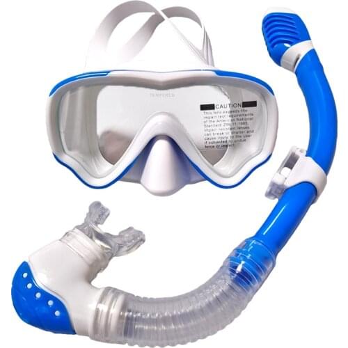 Small Face Kids Diving Mask Childrens HD Scuba Snorkel Goggles Set Snorkel Tube Kid Diving Goggles Swimming Diving Equipment