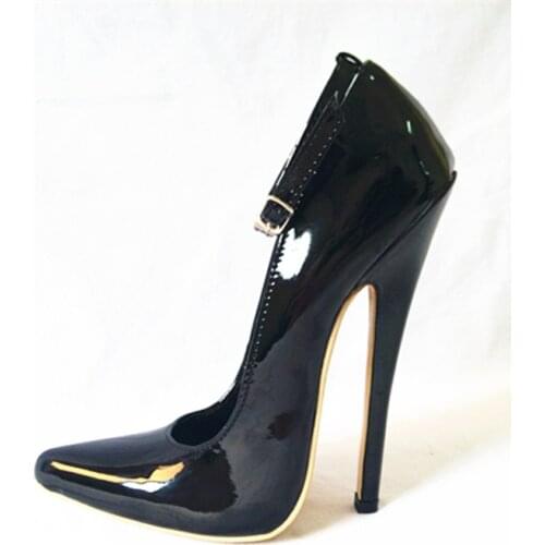 Womens Shoes 7.09in High Height Sexy Shoes Party Stiletto Heel Pointed Toe SM Shoes US Size 6-14 No.1801