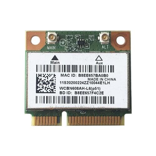Half Mini-PCI-E FXP0D DW1703 AR5B225 Bluetooth4.0+Wireless WLAN WIFI Card For Dell Vostro 2710 2520 Inspiron 15 17R 15V 17R 5521