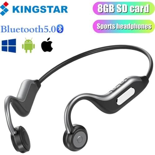 KINGSTAR B1 Bone Conduction Headphones Wireless Earphones Bluetooth Business Headset Waterproof Earbuds For Xiaomi Huawei Iphone