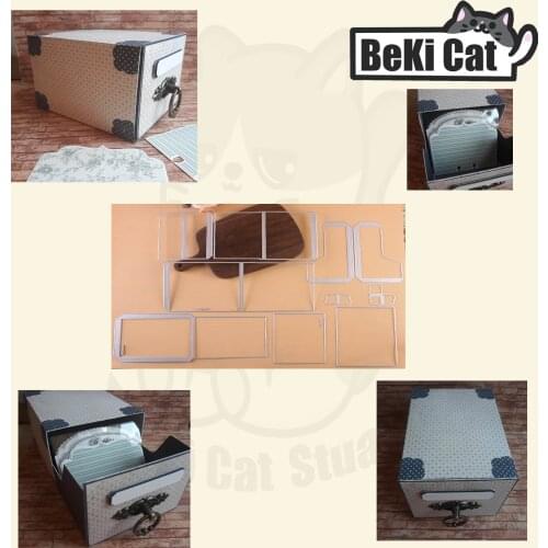 Memorydex and Address card box Metal Cutting Dies Stencils for DIY Scrapbooking photo album Decorative DIY Paper Cards
