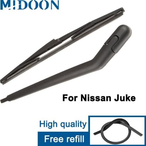 MIDOON Wiper 12" Rear Wiper Blade Arm Set Kit For Toyota Auris Hatchback 2006-2012 Windshield Windscreen Rear Window NOT JAPAN