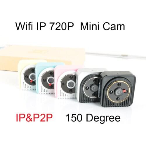 H5 Mini Wearable WIFI IP Camera support P2P 720P 150 Degree wide angle Mini Body Camera Motion Sensor Micro Camera Night vision