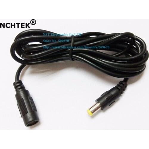 NCHTEK DC 5.5x2.1MM Male to Female Plug Power Supply Extension Cable/Cord 2M/Free Shipping/25PCS